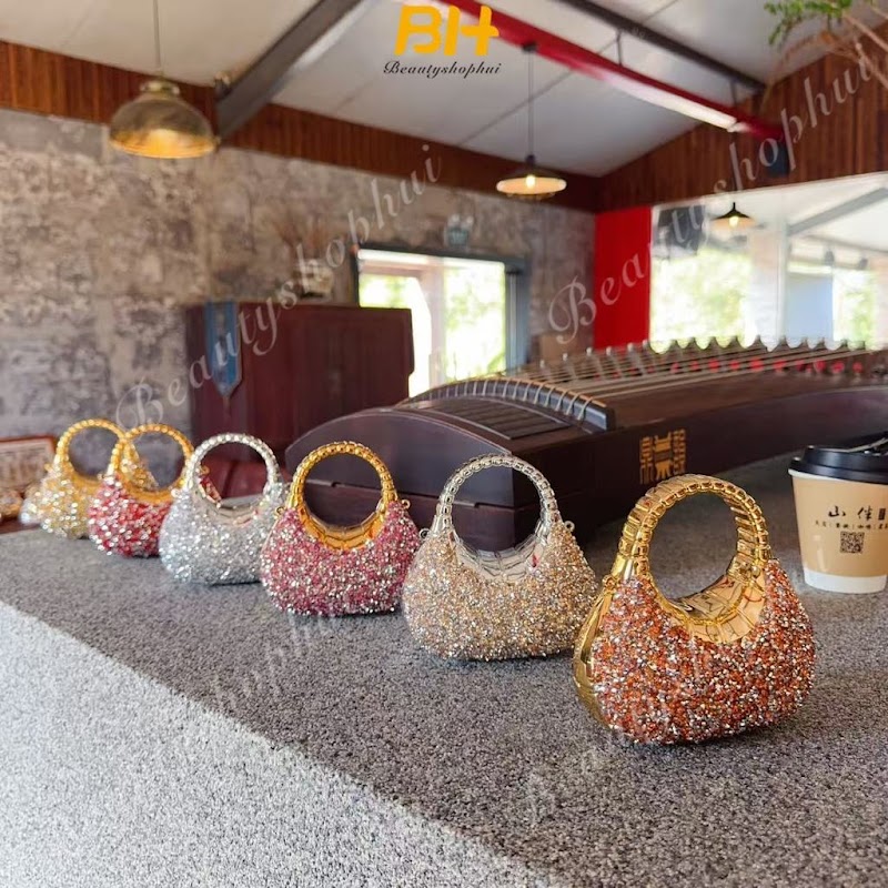 Túi Xách Đính Đá Bling Bling | Phụ Kiện Áo Dài Dự Tiệc Tỏa Sáng