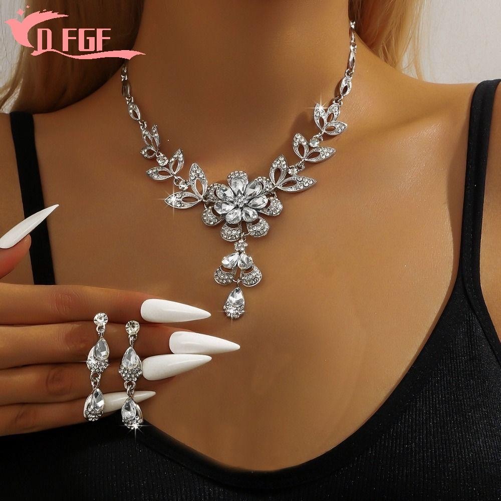 Bộ Trang Sức Drejew Hoa Tròn Kim Cương | Phụ Kiện Áo Dài - Mê Áo Dài - ảnh chính