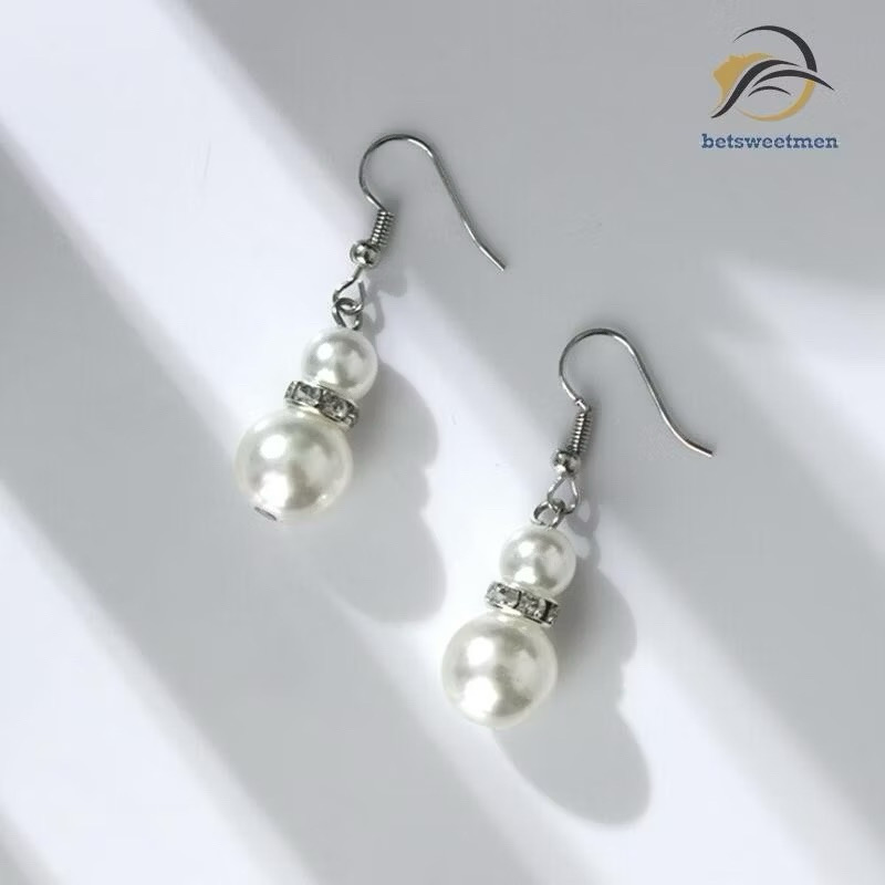 Bộ Trang Sức Ngọc Trai 3 Chi Tiết | Dây Chuyền, Lắc Tay, Bông Tai Quyến Rũ - ảnh chi tiết 6