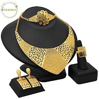 Bộ Trang Sức Mạ Vàng 24k Sang Trọng | Phụ Kiện Mặc Áo Dài - Mê Áo Dài - thumbnail 11