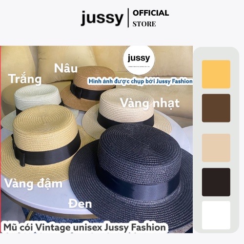 Nón Cói Đi Biển Vành Rộng Vintage | Phụ Kiện Mê Áo Dài - ảnh chi tiết 7