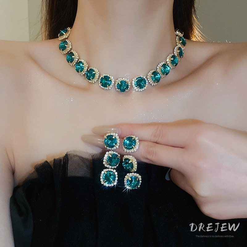 Bộ Trang Sức Drejew Hoa Tròn Kim Cương | Phụ Kiện Áo Dài - Mê Áo Dài - ảnh chi tiết 6