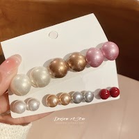 Set 3 Cặp Bông Tai Ngọc Trai Thanh Lịch | Trang Sức Mặc Áo Dài Đẹp Mê Áo Dài - thumbnail 1