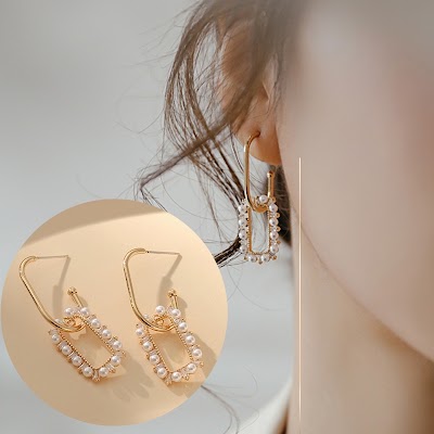 50 Kiểu Bông Tai Cô Gái Hàn Quốc Bông Tai Ngọc Trai Bông Tai Hình Học Không Đều Vòng Giọt Nước Bông Tai Ngọc Trai