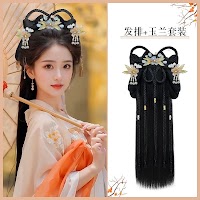 Tóc Giả Lười Phong Cách Trung Hoa | Kiểu Tóc Cổ Điển Đa Dụng - thumbnail 10