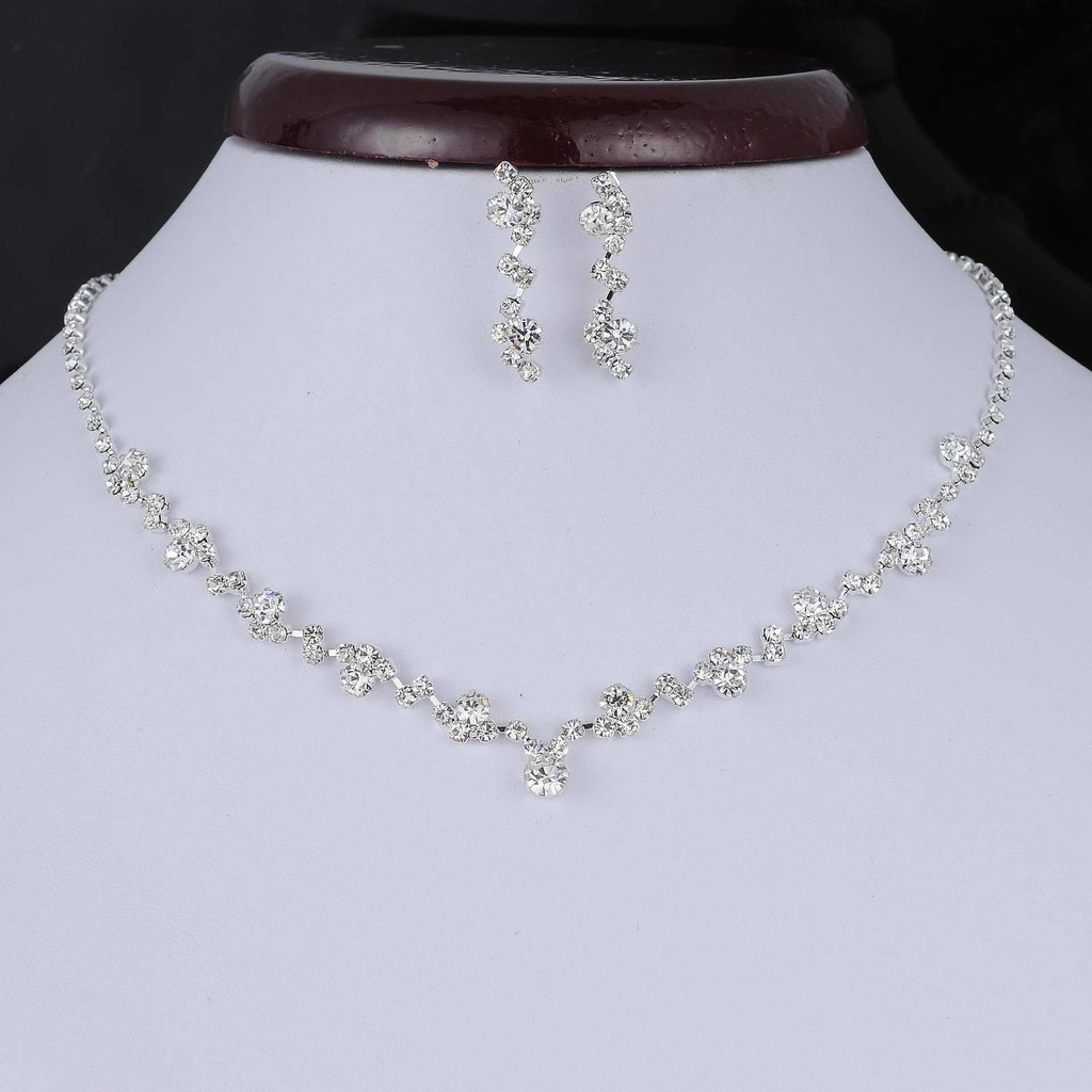 Bộ Trang Sức Cô Dâu Kim Cương Giả Móng Vuốt | Phụ Kiện Áo Dài Cưới Sang Trọng - ảnh chi tiết 6