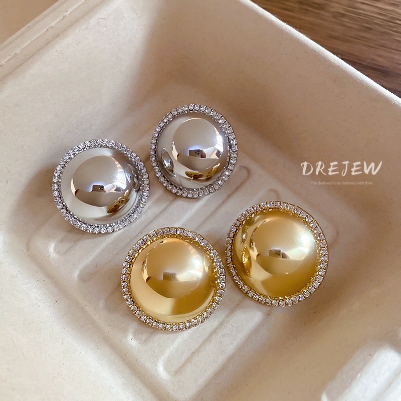 Bông Tai Bạc 925 Đính Đá Sang Trọng | Phụ Kiện Mặc Áo Dài Tinh Tế - Mê Áo Dài - ảnh chi tiết 2