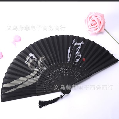 Quạt Cổ Trang Vải Lụa | Phong Cách Cổ Điển Xinh Xắn 1