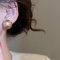 Bộ Bông Tai Ngọc Trai Tròn Retro Thanh Lịch - Phụ Kiện Thời Trang Cao Cấp Cho Nữ - thumbnail 6