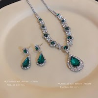 Bộ Trang Sức Giọt Nước Sang Trọng | Phụ Kiện Áo Dài - Mê Áo Dài - thumbnail 4