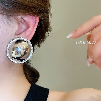Bông Tai Bạc 925 Đính Đá Sang Trọng | Phụ Kiện Mặc Áo Dài Tinh Tế - Mê Áo Dài
