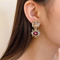 Bộ Vòng Cổ Kim Cương Vuông Cổ Điển | Phụ Kiện Áo Dài Phong Cách Cung Đình - thumbnail 7