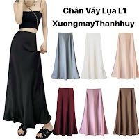 Chân Váy Lụa 2 Lớp Dáng Dài Chữ A | Thời Trang Phối Mê Áo Dài