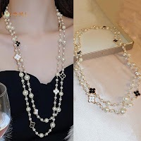 Vòng Cổ Ngọc Trai Giả Hai Lớp | Quà Tặng Tinh Tế Cho Nữ - thumbnail 8