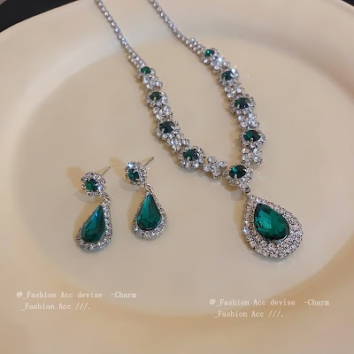 Bộ Trang Sức Giọt Nước Sang Trọng | Phụ Kiện Áo Dài - Mê Áo Dài