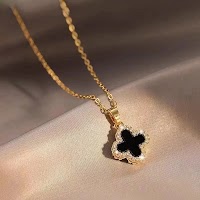 Dây Chuyền Cỏ Bốn Lá Zircon Thanh Lịch | Phụ Kiện Áo Dài Tinh Tế Mê Áo Dài - thumbnail 2