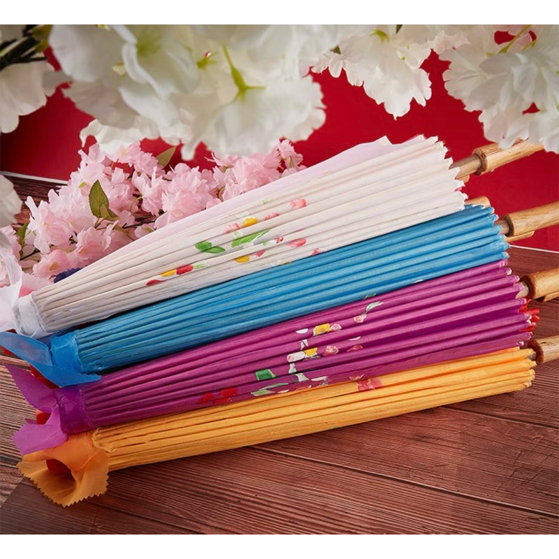 Dù Vải Lục Giác Cổ Trang Cán Gỗ | Phụ Kiện Chụp Ảnh Áo Dài Mê Áo Dài - ảnh chi tiết 7