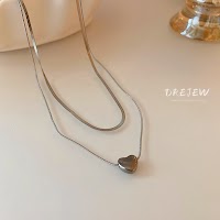 Vòng Cổ 2 Lớp Mặt Trái Tim Xương Rắn Sang Trọng | Trang Sức Mê Áo Dài - thumbnail 4