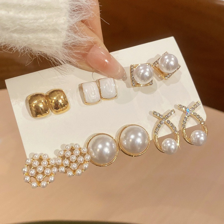 Bông Tai Hoa Ngọc Trai Glaze Retro Thanh Lịch | Phụ Kiện Áo Dài - Mê Áo Dài - ảnh chi tiết 14