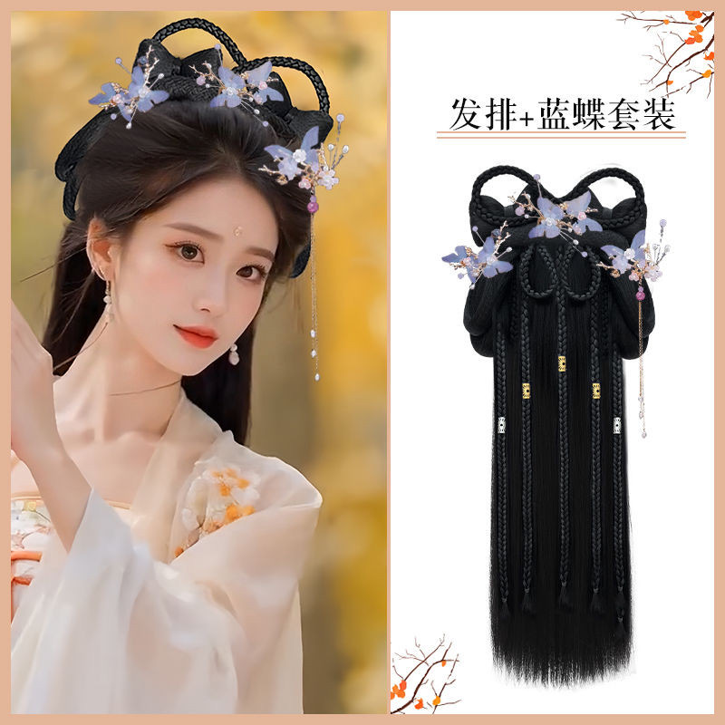 Tóc Giả Lười Phong Cách Trung Hoa | Kiểu Tóc Cổ Điển Đa Dụng - ảnh chi tiết 5