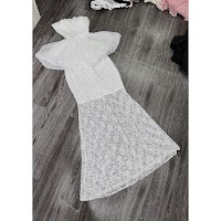 Set Cúp Bí Bồng Đuôi Loe Ren Nữ Tính | Thời Trang Phối Mê Áo Dài - thumbnail 5