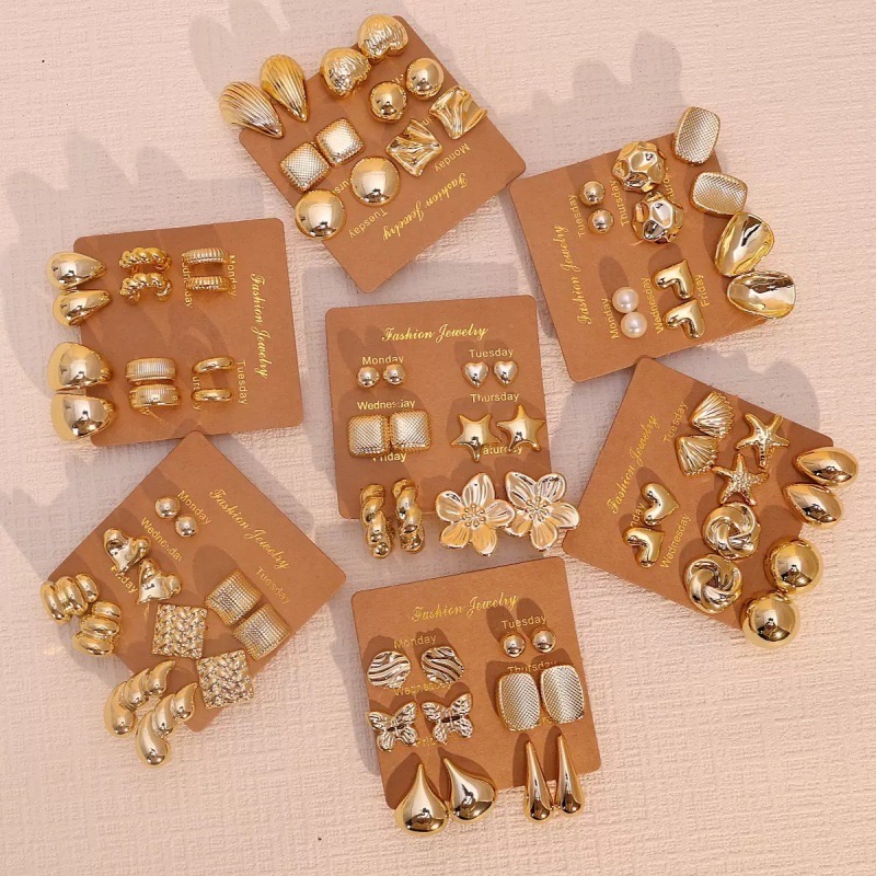 Set Bông Tai Hàn Quốc Xinh Xắn | Phụ Kiện Áo Dài - Mê Áo Dài - ảnh chi tiết 2