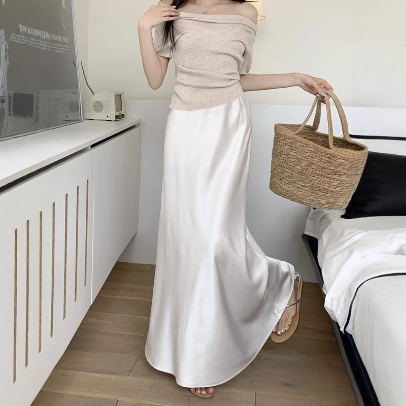 Chân Váy Lụa 2 Lớp Dáng Dài Chữ A | Thời Trang Phối Mê Áo Dài - ảnh chi tiết 13