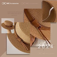 Nón Cói Đi Biển Vành Rộng Vintage | Phụ Kiện Mê Áo Dài - thumbnail 9