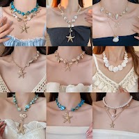 Vòng Cổ Vỏ Sò Sao Biển Bohemian | Phụ Kiện Chụp Ảnh Áo Dài Ngoài Trời