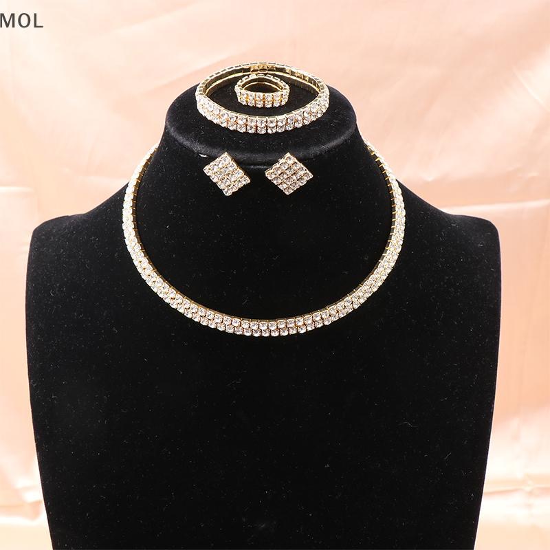 Bộ Trang Sức Cô Dâu 4 Món Cao Cấp | Phụ Kiện Áo Dài Sang Trọng Mê Áo Dài - ảnh chi tiết 14
