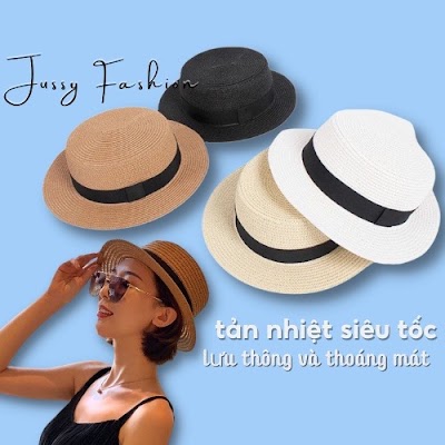 Nón Cói Đi Biển Vành Rộng Vintage | Phụ Kiện Mê Áo Dài