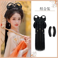 Tóc Giả Lười Phong Cách Trung Hoa | Kiểu Tóc Cổ Điển Đa Dụng - thumbnail 9
