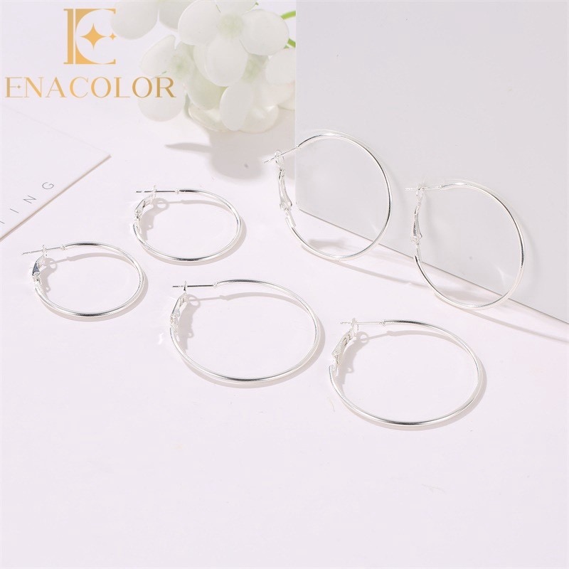 Bộ 6 Bông Tai Tròn Tinh Tế | Phụ Kiện Mặc Áo Dài Sang Trọng - Mê Áo Dài - ảnh chi tiết 4
