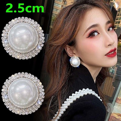 Bông Tai Ngọc Trai Cỡ Lớn Sang Trọng | Phụ Kiện Áo Dài Cưới Tinh Tế - Mê Áo Dài