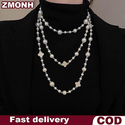 Vòng Cổ Ngọc Trai 2 Lớp Cổ Điển | Phụ Kiện Mặc Áo Dài Sang Trọng