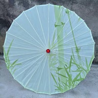 Dù Giấy Nan Tre Cổ Điển Trắng | Phụ Kiện Chụp Ảnh Áo Dài Mê Áo Dài - thumbnail 9