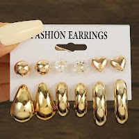 Set Bông Tai Hàn Quốc Xinh Xắn | Phụ Kiện Áo Dài - Mê Áo Dài - thumbnail 9