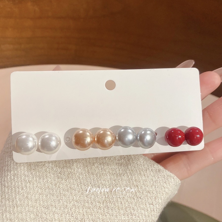 Set 3 Cặp Bông Tai Ngọc Trai Thanh Lịch | Trang Sức Mặc Áo Dài Đẹp Mê Áo Dài - ảnh chi tiết 5