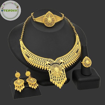 Bộ Trang Sức Mạ Vàng 24k Sang Trọng | Phụ Kiện Mặc Áo Dài - Mê Áo Dài
