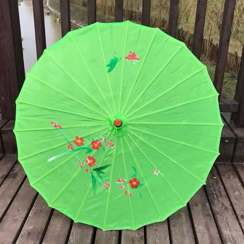 Dù Vải Lục Giác Cổ Trang Cán Gỗ | Phụ Kiện Chụp Ảnh Áo Dài Mê Áo Dài - ảnh chi tiết 14