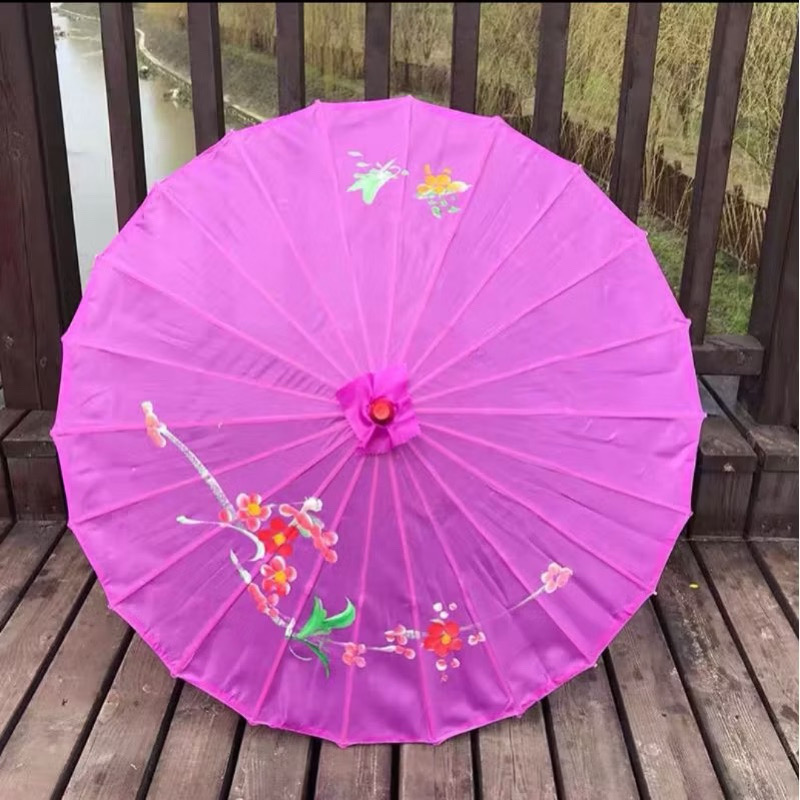 Dù Vải Lục Giác Cổ Trang Cán Gỗ | Phụ Kiện Chụp Ảnh Áo Dài Mê Áo Dài - ảnh chi tiết 12
