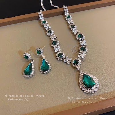 Bộ Trang Sức Giọt Nước Sang Trọng | Phụ Kiện Áo Dài - Mê Áo Dài