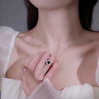 Dây Chuyền Cỏ Bốn Lá Zircon Thanh Lịch | Phụ Kiện Áo Dài Tinh Tế Mê Áo Dài - thumbnail 5