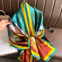 Khăn Lụa In Họa Tiết Thời Trang Cao Cấp | Phụ Kiện Mê Áo Dài - thumbnail 12