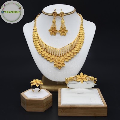 Bộ Trang Sức Mạ Vàng 24k Sang Trọng | Phụ Kiện Mặc Áo Dài - Mê Áo Dài