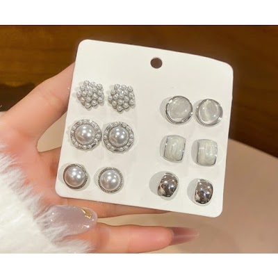 Set Bông Tai Hàn Quốc Xinh Xắn | Phụ Kiện Áo Dài - Mê Áo Dài