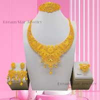 Bộ Trang Sức Mạ Vàng 24K Phong Cách Dubai | Phụ Kiện Áo Dài Sang Trọng - thumbnail 2