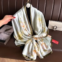 Khăn Lụa Mỏng Mùa Xuân Cao Cấp 180x90cm | Phụ Kiện Mê Áo Dài