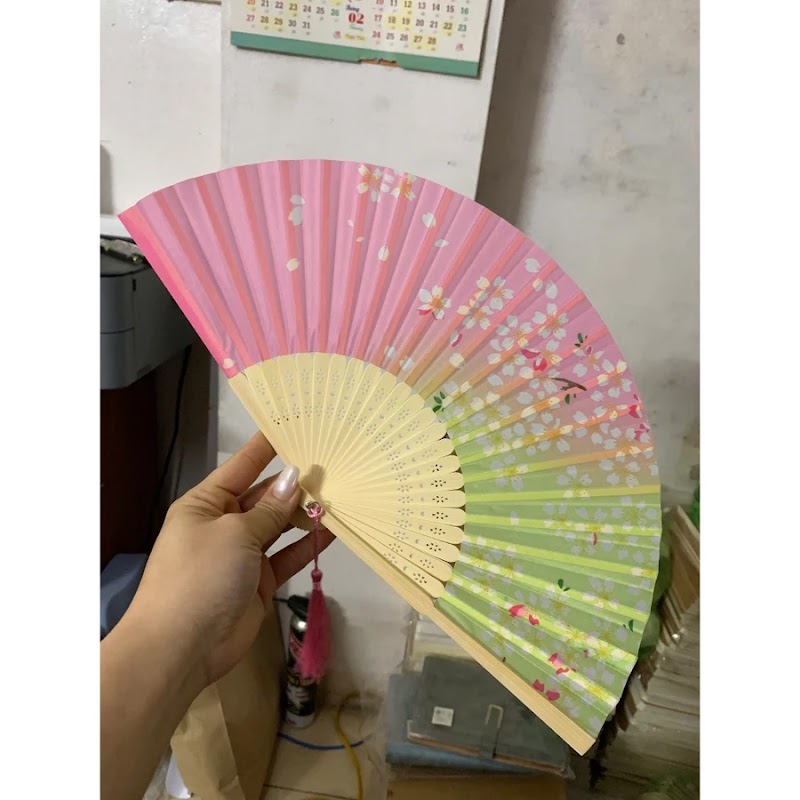 Quạt Cổ Trang Vải Lụa | Phong Cách Cổ Điển Xinh Xắn 36