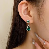 Bộ Trang Sức Giọt Nước Sang Trọng | Phụ Kiện Áo Dài - Mê Áo Dài - thumbnail 8